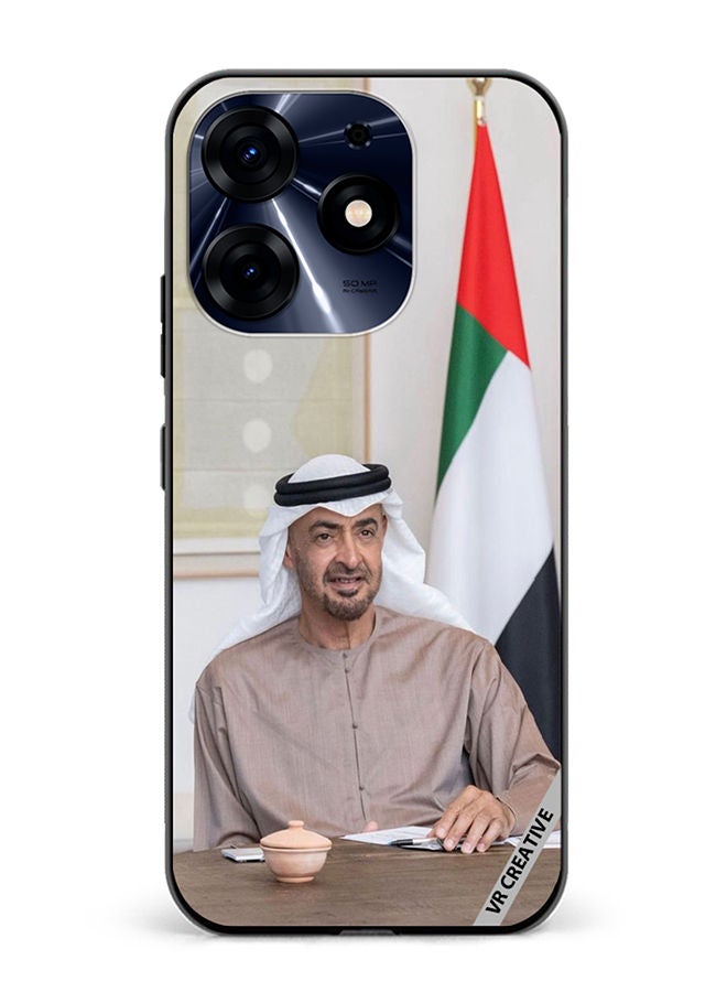 VR CREATIVE Protective Case Cover For Tecno Spark 10 Pro Sheikh Mohamed Bin Zayed Al Nahyan Design Multicolour - Image 1