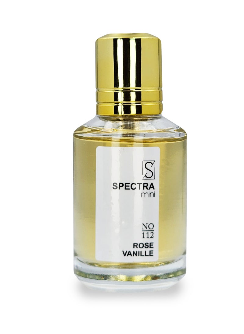 سبيكترا ميني ميني 112 عطر روز فانيليا او دي بارفيوم للجنسين - 25مل  - Image 2