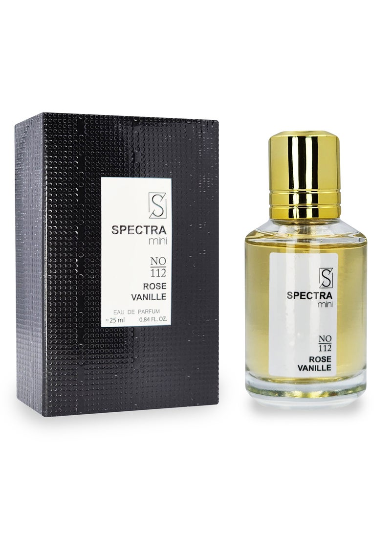 سبيكترا ميني ميني 112 عطر روز فانيليا او دي بارفيوم للجنسين - 25مل  - Image 1