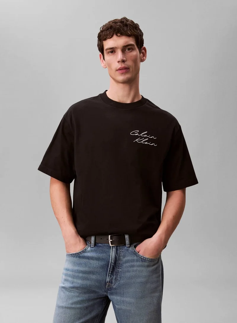 Relaxed Script Logo T-Shirt