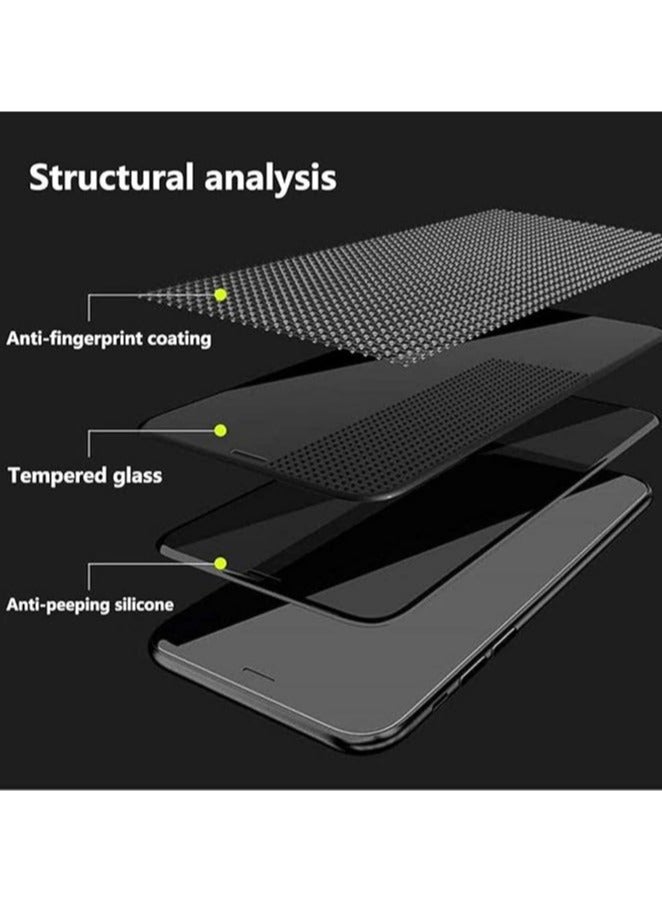 general 2 Pack Privacy Screen Protector Compatible with honor x9c,Privacy Tempered Glass Screen Protector Anti-Peep Full Coverage Anti Spy Tempered Glass Film Privacy Protector - Image 5