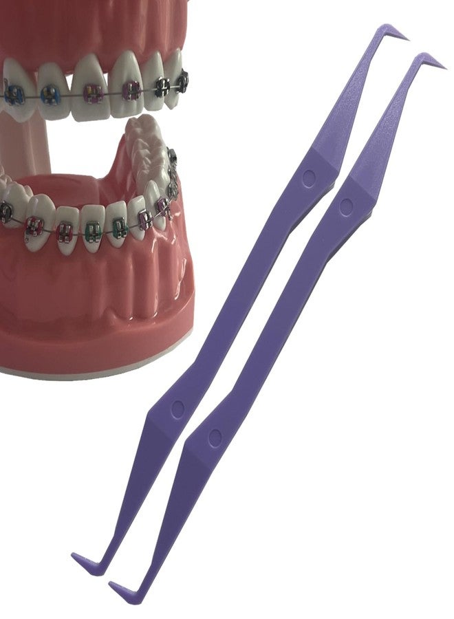 Keyfit Tools PerfectPick For Braces Flosser Pick Gum Line Scrapper Gets Between Teeth Along The Gum Line & Behind Braces Removes Plaque Non Metallic ABS Dental Tool - Image 1