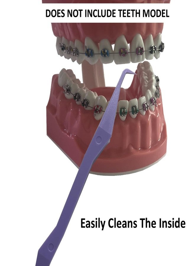 Keyfit Tools PerfectPick For Braces Flosser Pick Gum Line Scrapper Gets Between Teeth Along The Gum Line & Behind Braces Removes Plaque Non Metallic ABS Dental Tool - Image 5