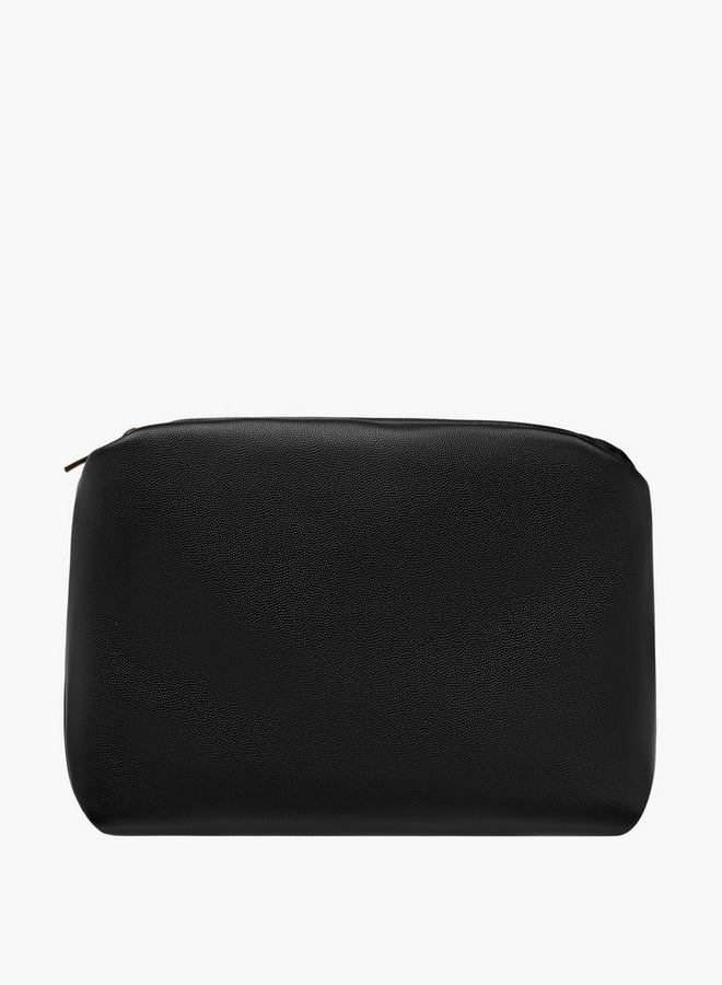 Flora Bella By Shoexpress Solid Tote Bag with Double Handles and Pouch  - Image 5