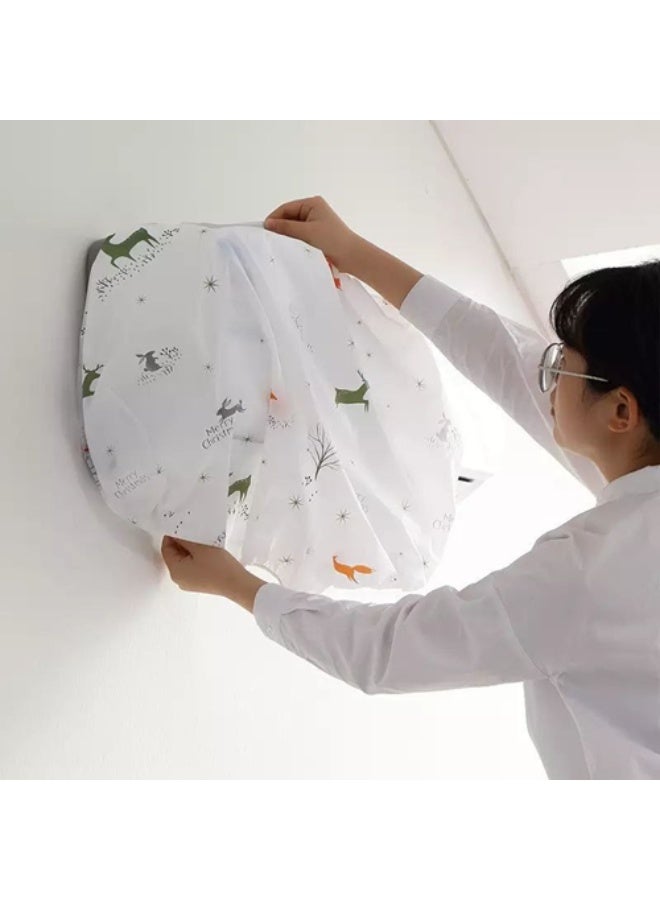 Air conditioner cover, wall mounted type, indoor air conditioner cover, sun visor, waterproof indoor unit cover, air conditioner cables. Random color and shape((95x31x21 CM/37X12X5 INCH)(1.5 HP)) - Image 3