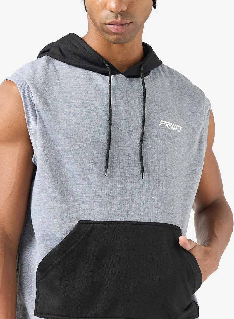 Frwd  Training Sleeveless Pullover Hoodie for Men | Best Price UAE