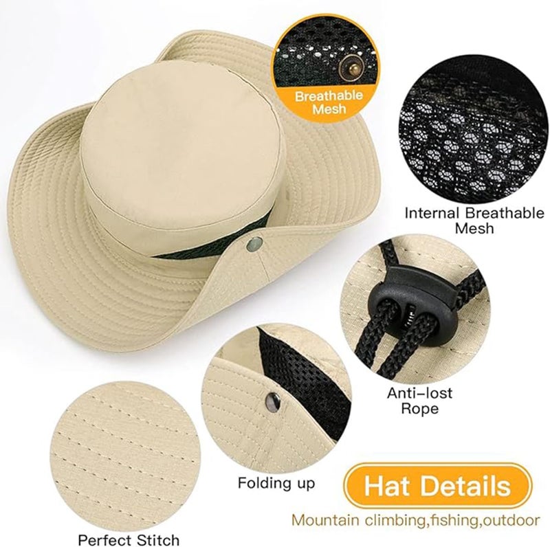 HSR Lightweight Breathable Stylish Summer Hat Cap for Men Women, UV Protection, Sun Protection Round Cap for Travel, Hiking, Gardning, Fishing for Men Women - Image 4