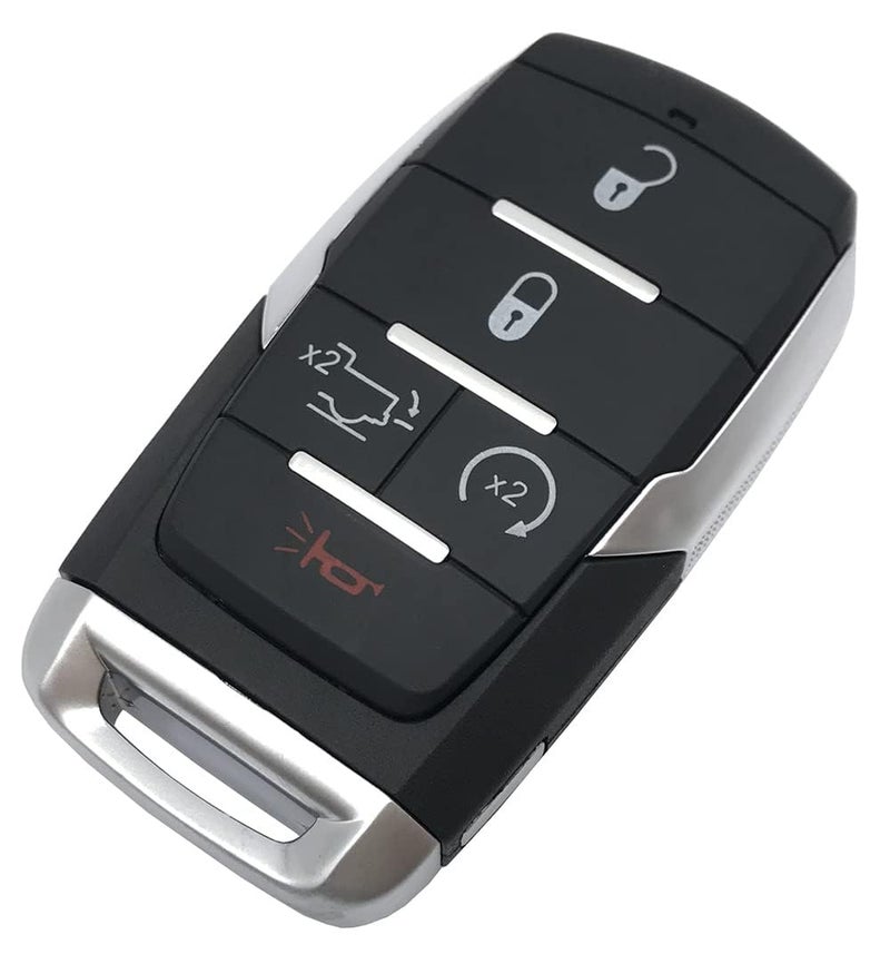 vurbemes Keyless Entry Remote Key Fob Cover Case fit for 2019 2020 2021 2022 Dodge Ram 1500 Key Fob Shell (Buttons 5) - Image 1