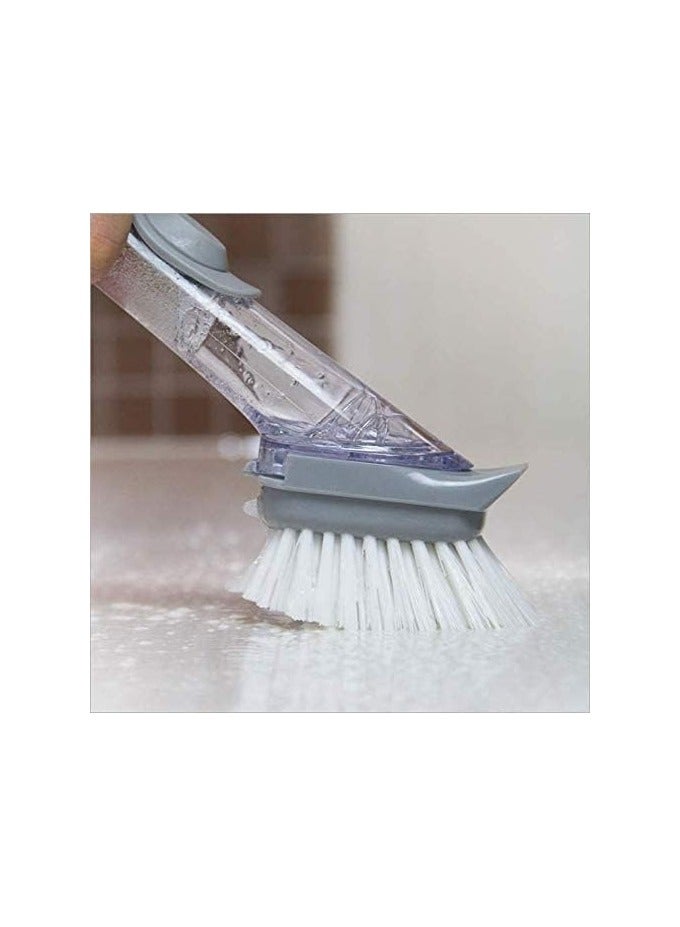 Spaceshoop A Soap Brush With A Soap Tank Silver Cleaning Brush With Handle And Soap Tank - Image 2