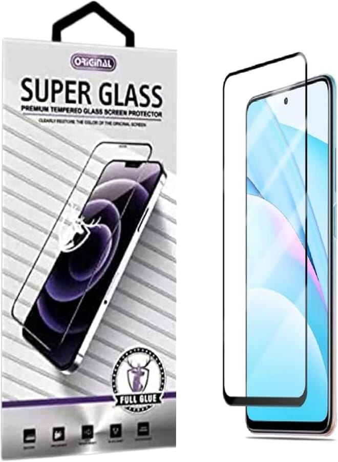 GOLDEN MASK Compatible with Screen Protector Super Glass Tempered Glass 9H Compatible with Xiaomi Mi 10T/Xiaomi Mi 10T Pro/Xiaomi Mi 10T Lite/Xiaomi Note 9S/Xiaomi Note 9 Pro-Black