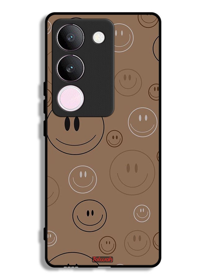 Tolwak vivo S17 Protective Case Cover Smiley Faces Pattern - Image 1