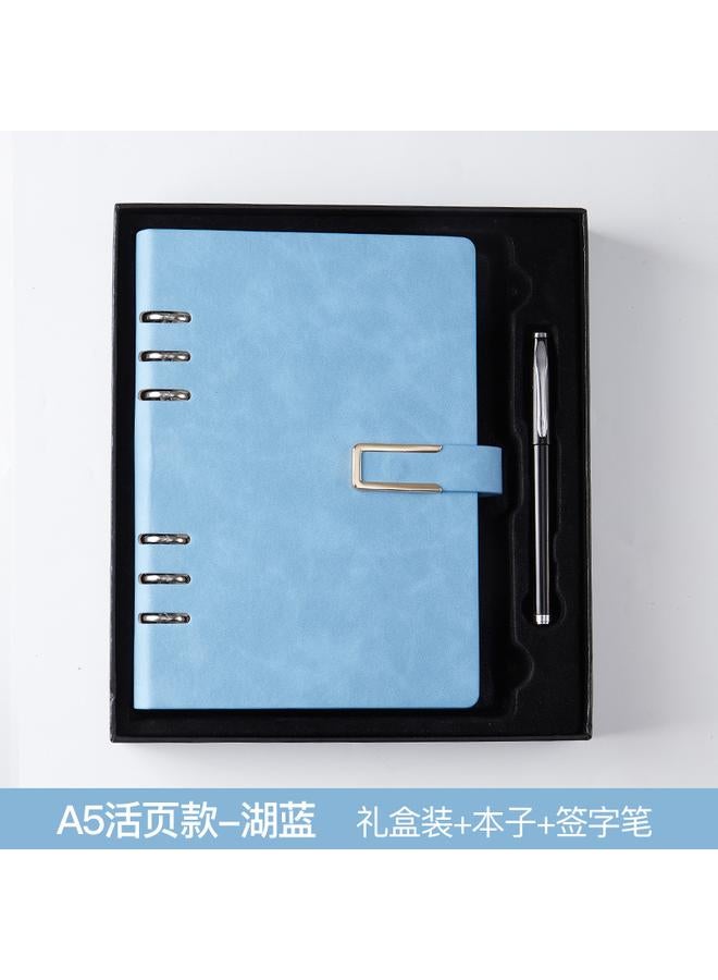 Bluejw A5 Notebook Loose-leaf Simple Easy To Split Notepad Gift Box Suit Hand Ledger Customized Notebook B5 Thick Notebook - Image 1