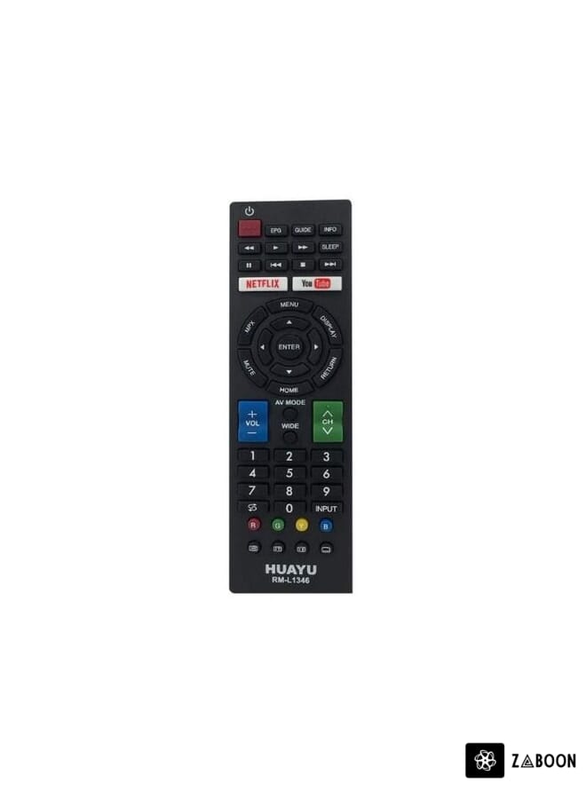Zaboon Remote Control For Nikai TV Silver