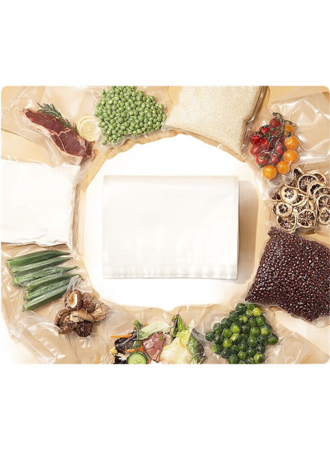 Baijie Vacuum Sealing Bags, Food-Grade Thickened Vacuum Bags, Food Vacuum Bags, Vacuum Machine Sealing Bags, Vacuum Packaging Bags, Plastic Sealing Bags, Compression Storage Bags, Fresh-Keeping Bags, 15*25Cm - Image 1