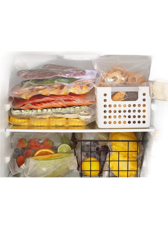 Baijie Vacuum Sealing Bags, Food-Grade Thickened Vacuum Bags, Food Vacuum Bags, Vacuum Machine Sealing Bags, Vacuum Packaging Bags, Plastic Sealing Bags, Compression Storage Bags, Fresh-Keeping Bags, 15*25Cm - Image 2
