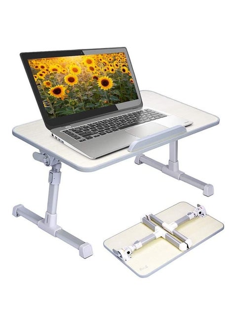 Foldable Laptop Table Height Adjustable Desk With Cooling Fan Tray Legs Bed Working Reading And Writing Eating