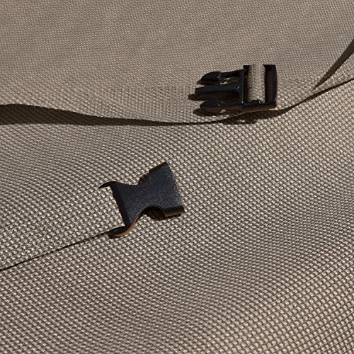 Budge P1W01PM1 English Garden Patio Chair Cover Heavy Duty and Waterproof, Medium, Tan Tweed - Image 5