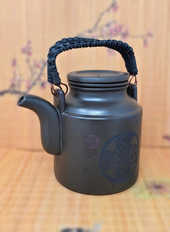 Festcool Yixing Zisha Purple Clay Purple Sand Tea Pot, Zi Sha Teapot, 5" H - Image 5