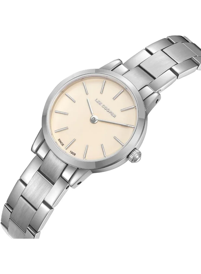 لي كوبر LEE COOPER Women Analog Champagne Dial Watch - LC08098.310