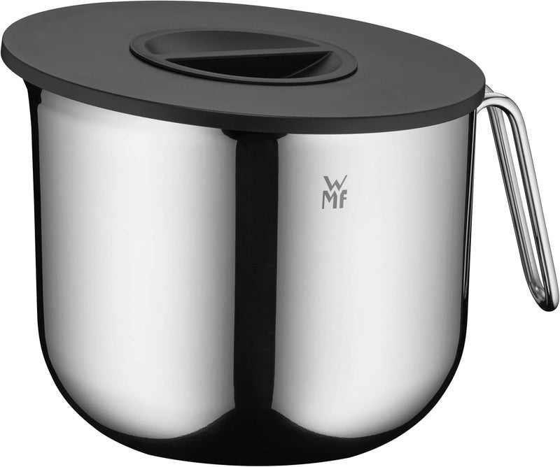 WMF 18.5 x 16 cm Mixing Bowl with Splash Guard Lid Function, Silver Affordable trusted craftsmanship - Image 1