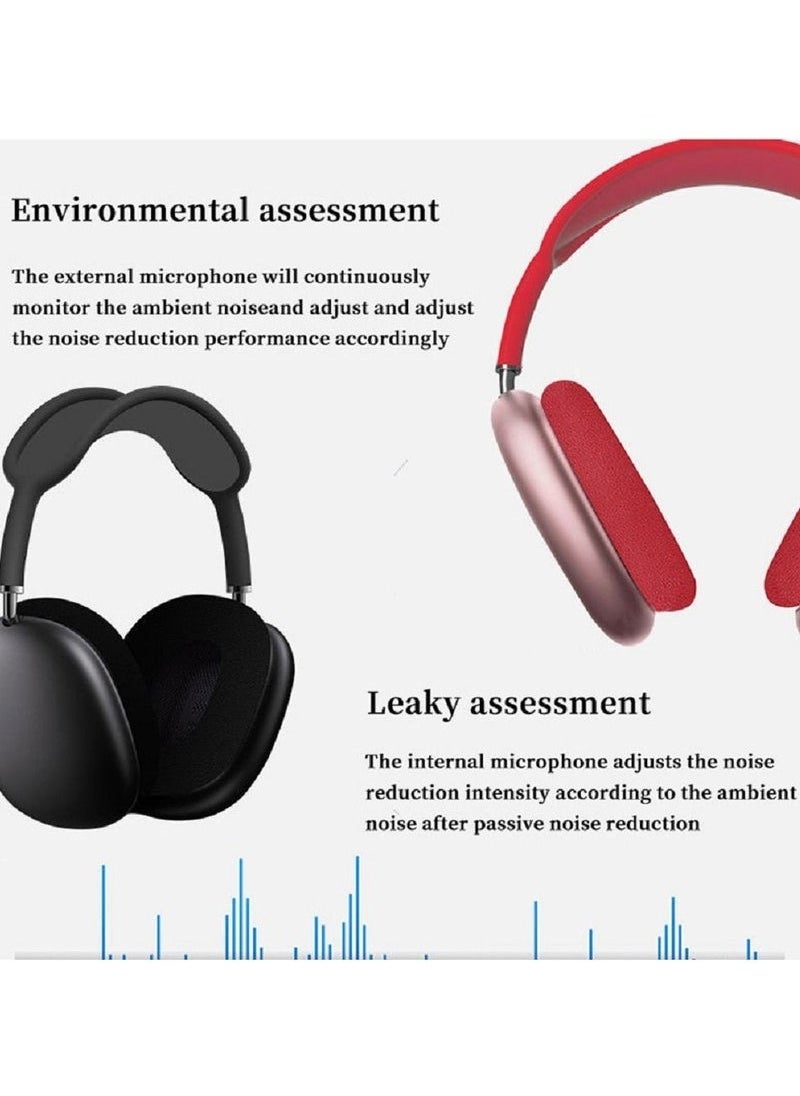 Generic - P9 Plus Bluetooth Headset Exceptional Sound, AirPods Compatible, Comfortable Design, Enhanced Bluetooth Connectivity, Built-in Mic Perfect for Immersive Audio, Travel, and All-Day - Image 1