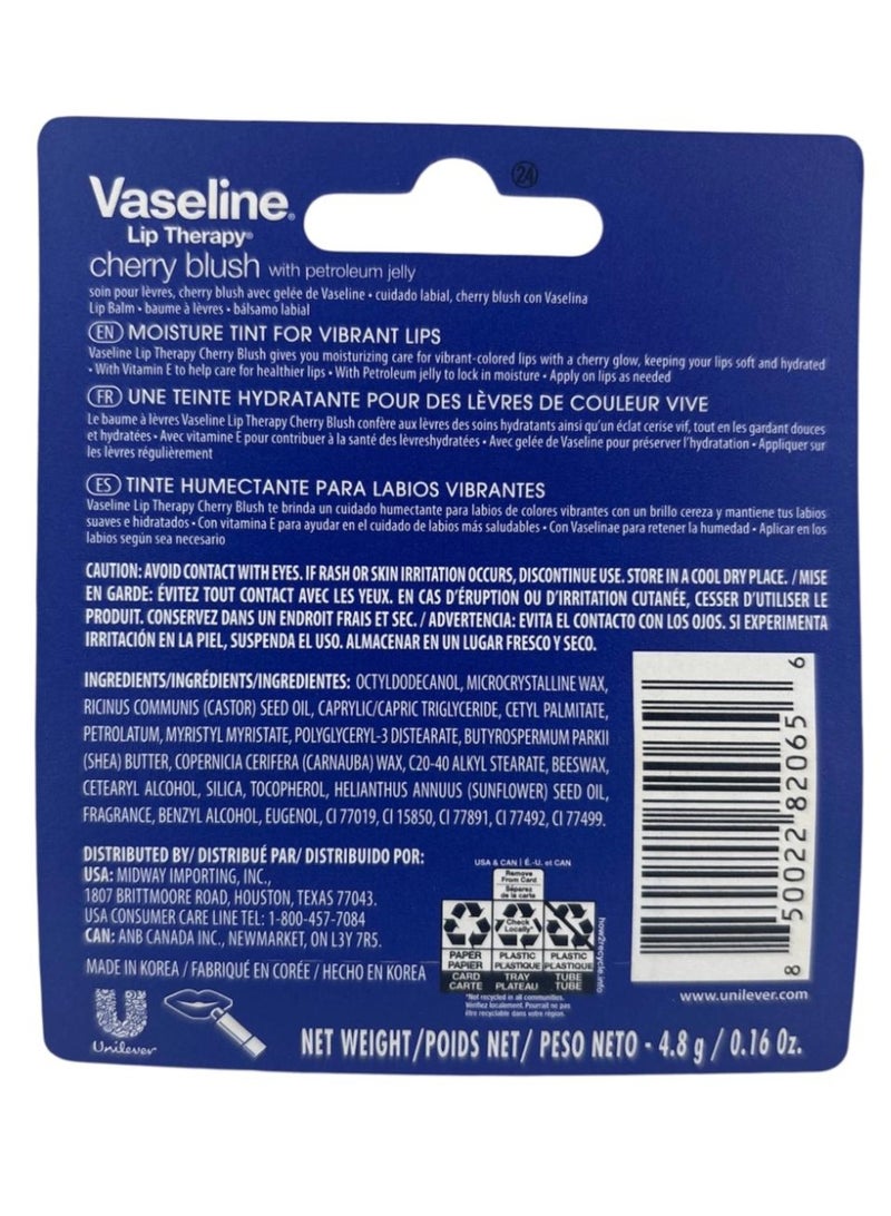فازلين مرطب شفاه فازلين 4.8 جرام - أحمر خدود الكرز - Image 2