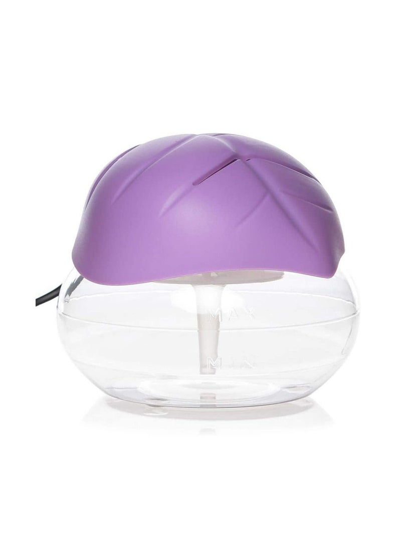NTECH Leaf Shaped Electrical Air Purifier Air Revitalizer Air Freshener Air Humidifier For Your Home Office Kitchen And Office Frag Air (Purple) - Image 1