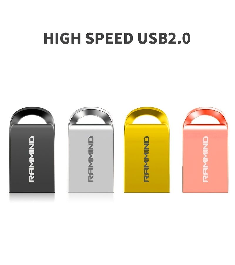 128GB Thumb Sized USB 2.0 High Speed Flash Drive 8G Black For PC Laptop Tablet Mobile Phone Car Audio Game Console - Image 1