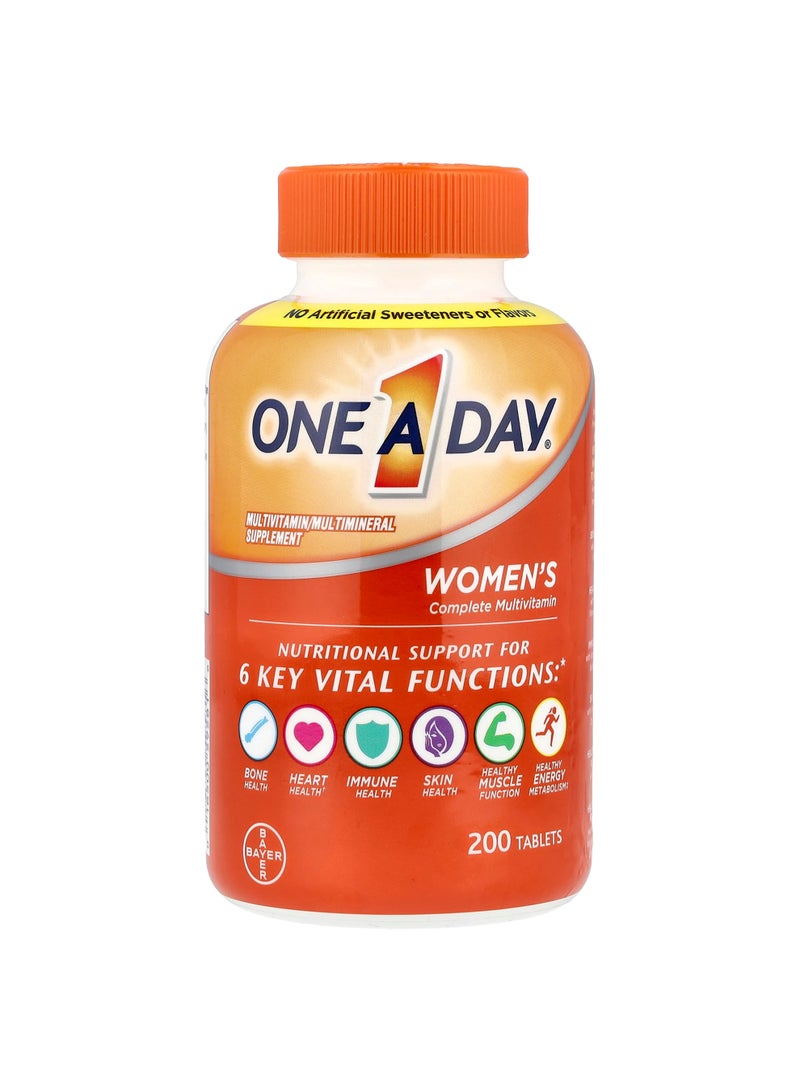 Women's Complete Multivitamin, 200 Tablets
