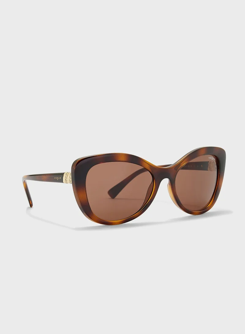 Vogue Eyewear 0Vo5515Sb Oversized Sunglasses