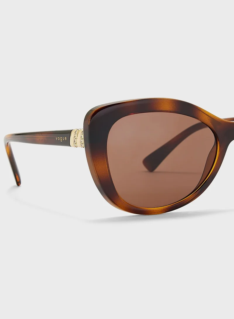 Vogue Eyewear 0Vo5515Sb Oversized Sunglasses