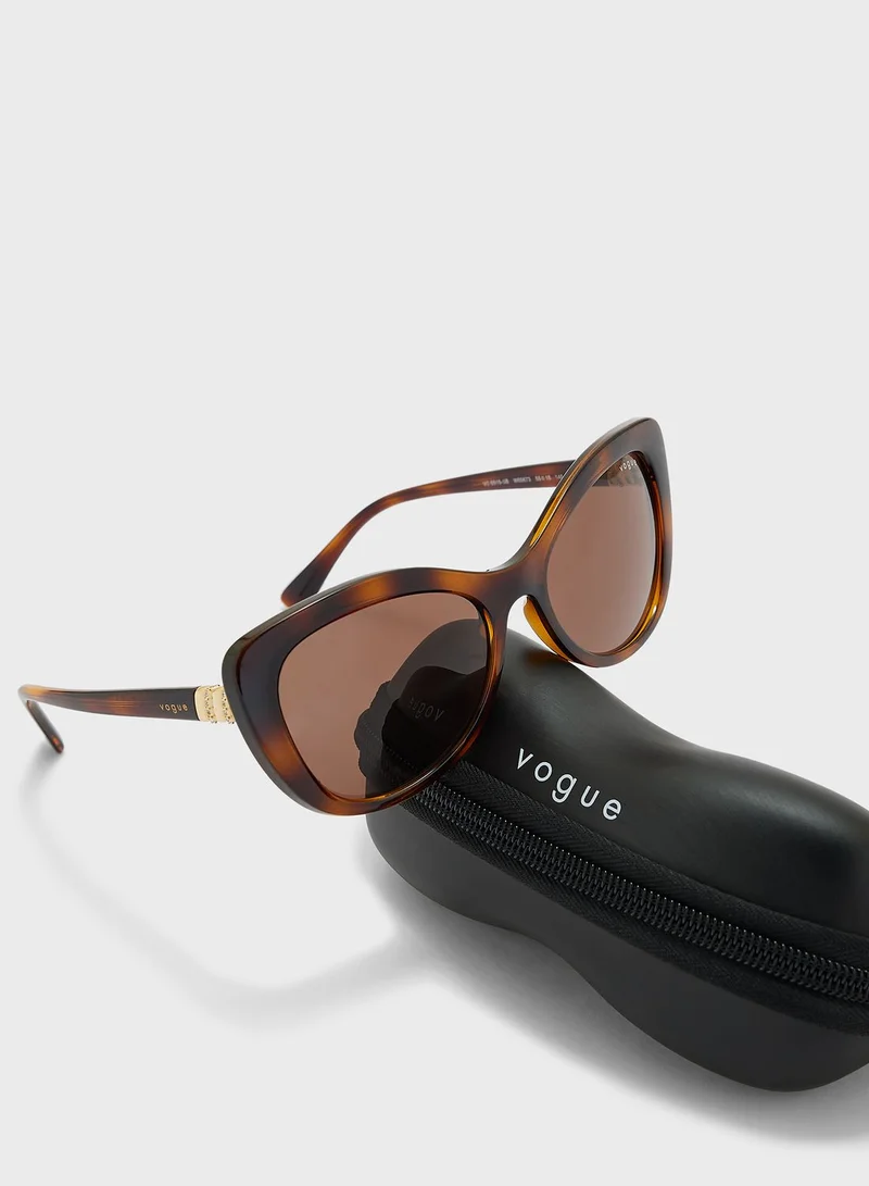 Vogue Eyewear 0Vo5515Sb Oversized Sunglasses