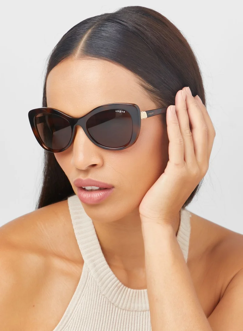 Vogue Eyewear 0Vo5515Sb Oversized Sunglasses