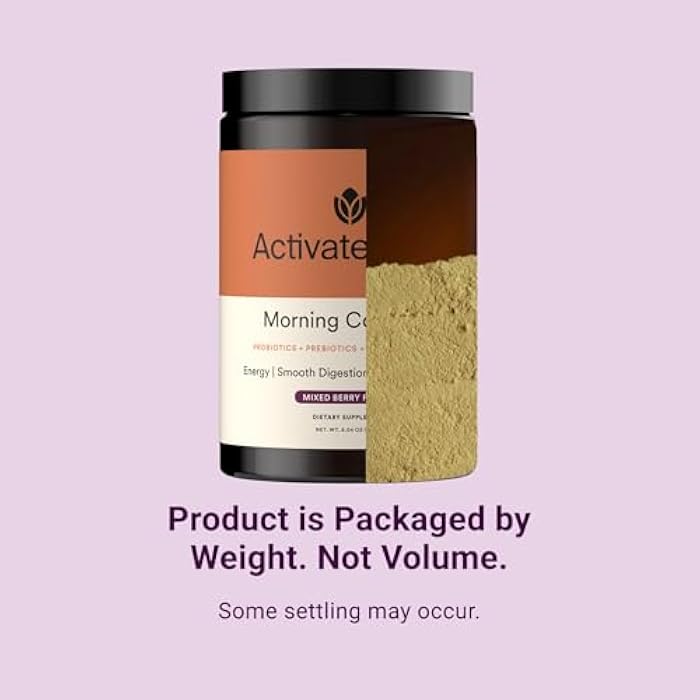 ActivatedYou Morning Complete Super Greens Powder Drink Mix - Gut Health Boost with Prebiotics, Probiotics, & Antioxidants - 10 Billion CFUs, Mixed Berry Flavor Greens Superfood Powder - 30 Day Supply - Image 5