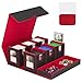 Gomyrod Card Deck Box for MTG with Commander Display 7 In 1 Card Storage Box Fits 600 Doublesleeved Cards Removable MTG Deck Case Fit for TCGSportsBaseball Cards with Dice Tray - Image 3
