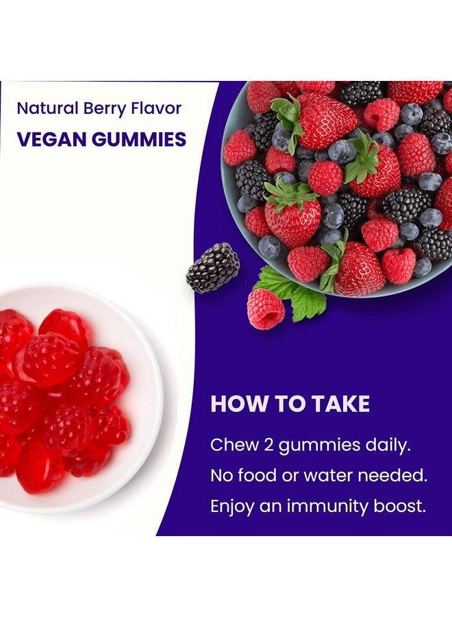 NutraChamps NutraChamps Elderberry Gummies with Vitamin C, Propolis & Echinacea - Immune System Support Gummy Vitamins for Adults & Kids - Max Strength 200mg Sambucus Antioxidant - Image 4