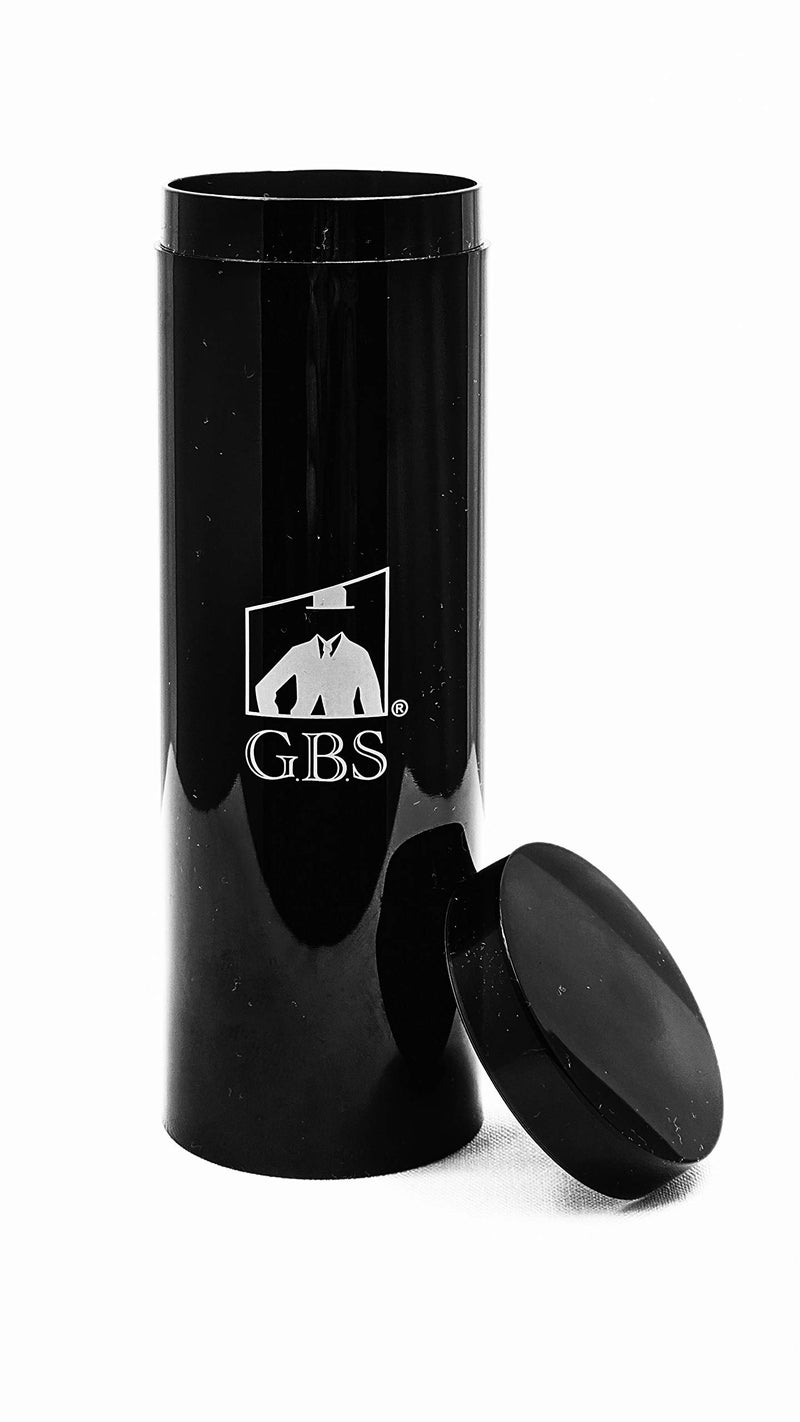 GBS Shaving Brush Canister Travel Case Tube for all kind of brushes Shave Brush Holder Black