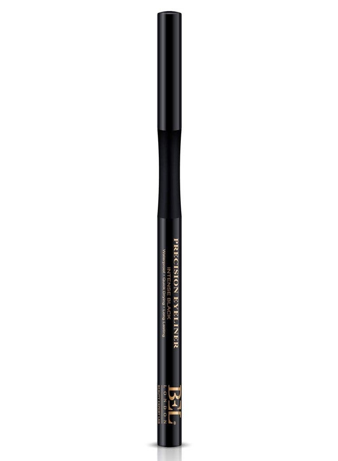 BL BEL London Waterproof Precision Eyeliner - Intense Black With Excess Oil Absorption, Classy Matte Finish And Easy Felt Tip Applicator Brush - Black Eyeliner Pencil- Professional Results - Image 1