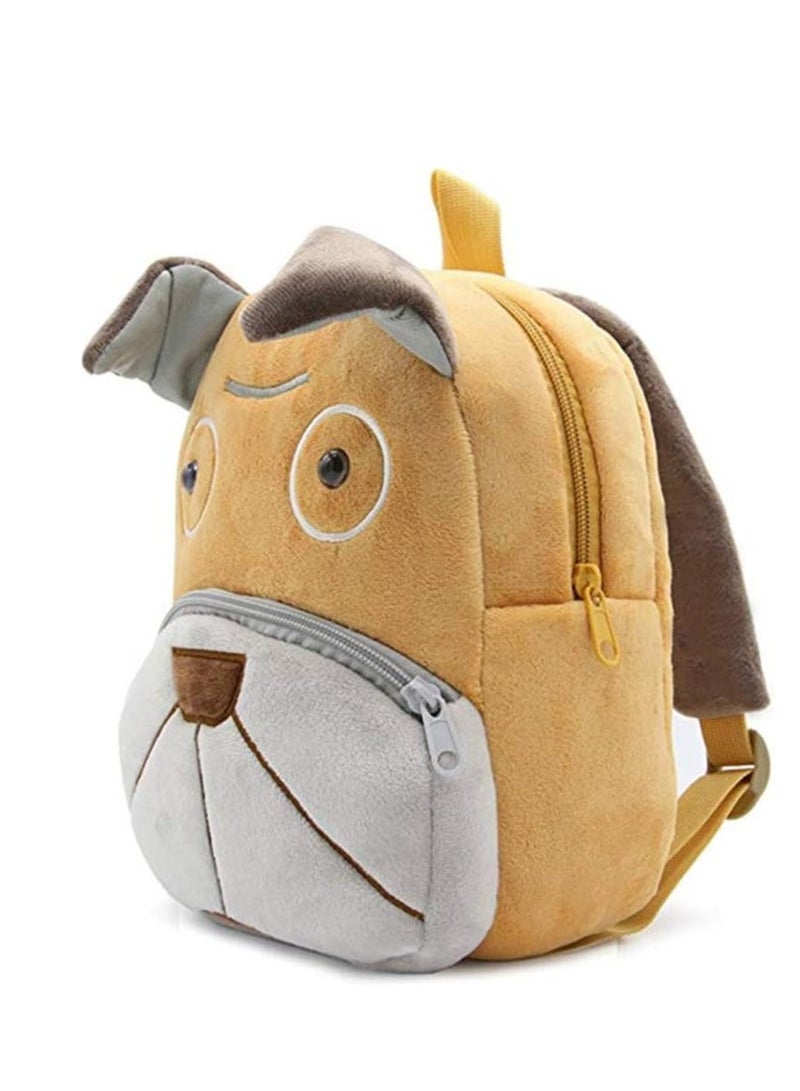 Y&D Children Toddler Preschool Backpack Plush Animal Cartoon Backpack Baby Kids School Satchel Travel Lunch Bags(Sanddog) - Image 2
