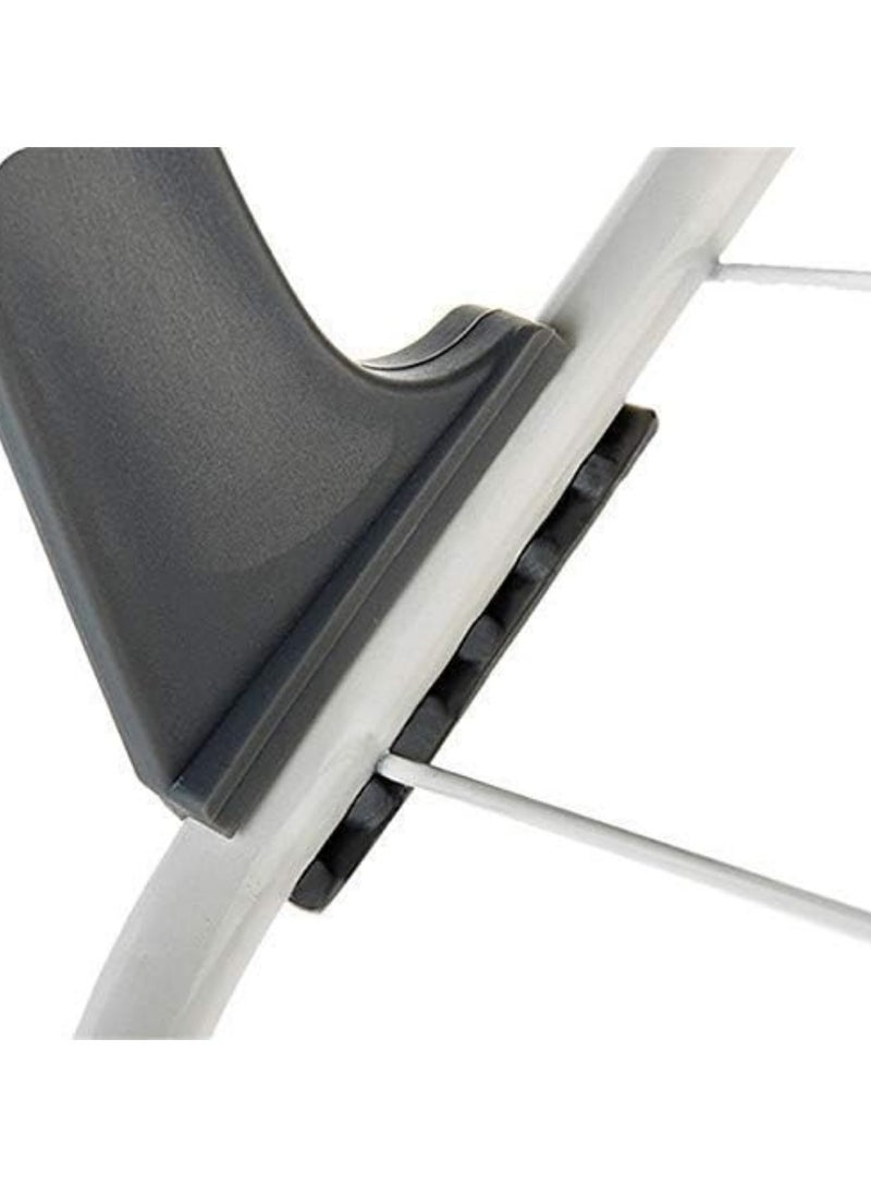 Adjustable Over-the-Rail Drying Rack – 55 x 35 cm Folding Laundry Rack with Durable Steel Frame and Non-Slip Hooks – Perfect for Balconies, Radiators, and Doors  - Image 3