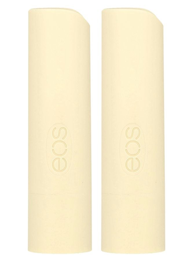 EOS 100% Natural Organic Lip Balm Vanilla Bean 2 Pack 0.14 oz (4 g) Each