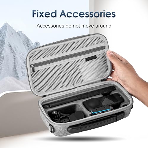 STARTRC VCR Carry Case for insta360 x4 Air Lens Guard Carrying Storage Bag Protective Cover Hard Shell Travel Protector with Carabiner for Insta 360 Accessories - Image 3