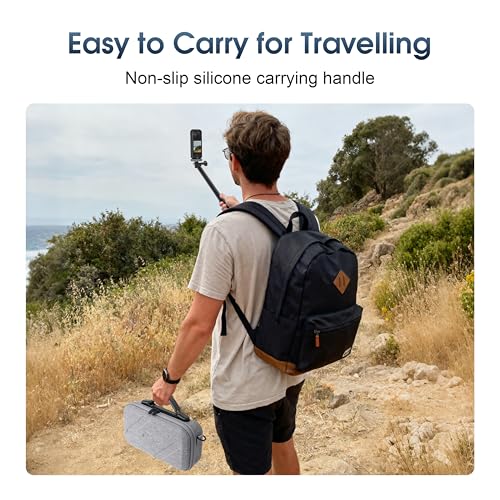 STARTRC VCR Carry Case for insta360 x4 Air Lens Guard Carrying Storage Bag Protective Cover Hard Shell Travel Protector with Carabiner for Insta 360 Accessories - Image 5