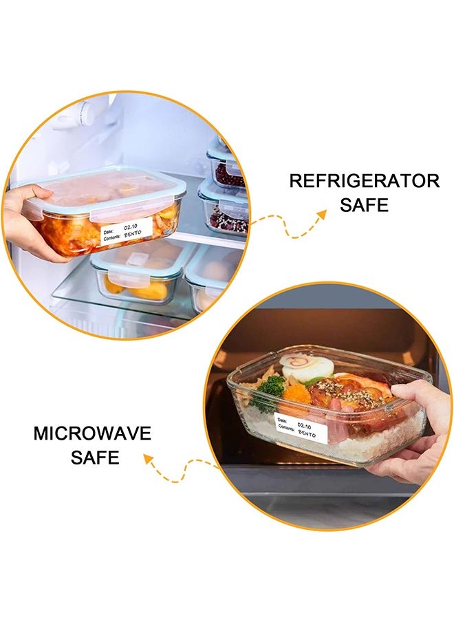 HY - Sticker Label, Food Freezer Label, Self-Adhesive Removable Refrigerator Food Storage Paper Label, Sticker Note Index Decals Label, Stickers Gift Tags, (125 Pieces In 1 Roll, 2 Rolls In Total) - Image 1