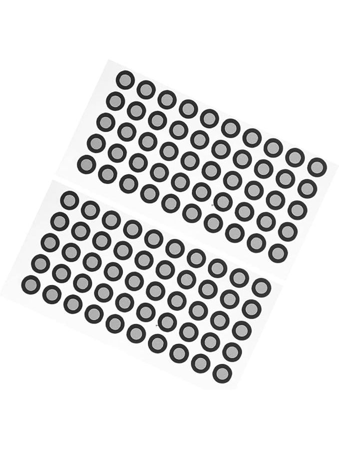 علامات المسح العاكسة 2 ورقة مقاومة للتمزق نقاط نقطة سهلة التركيب الحجم 1.00 × 1.00 × 0.15 سم - Image 1