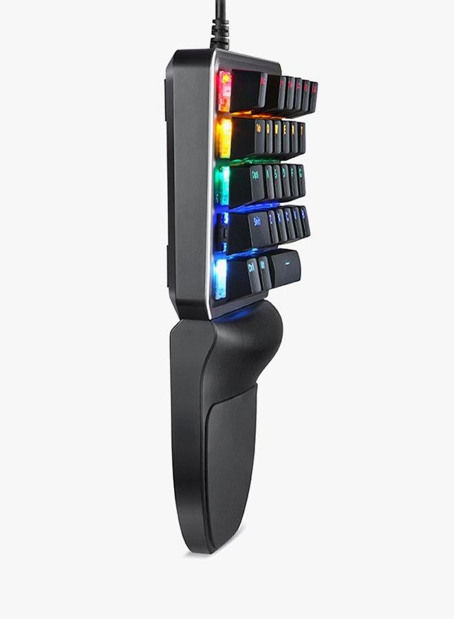 Mechanical Gaming Keyboard with Wired Connection and Tactile Switches for Typing Coding and Holiday Gifting Ideal for Desk Setup 104 Keys RGB Backlit - Image 4
