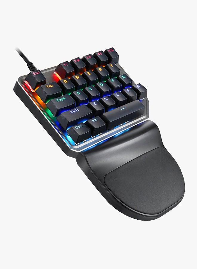 Mechanical Gaming Keyboard with Wired Connection and Tactile Switches for Typing Coding and Holiday Gifting Ideal for Desk Setup 104 Keys RGB Backlit - Image 3