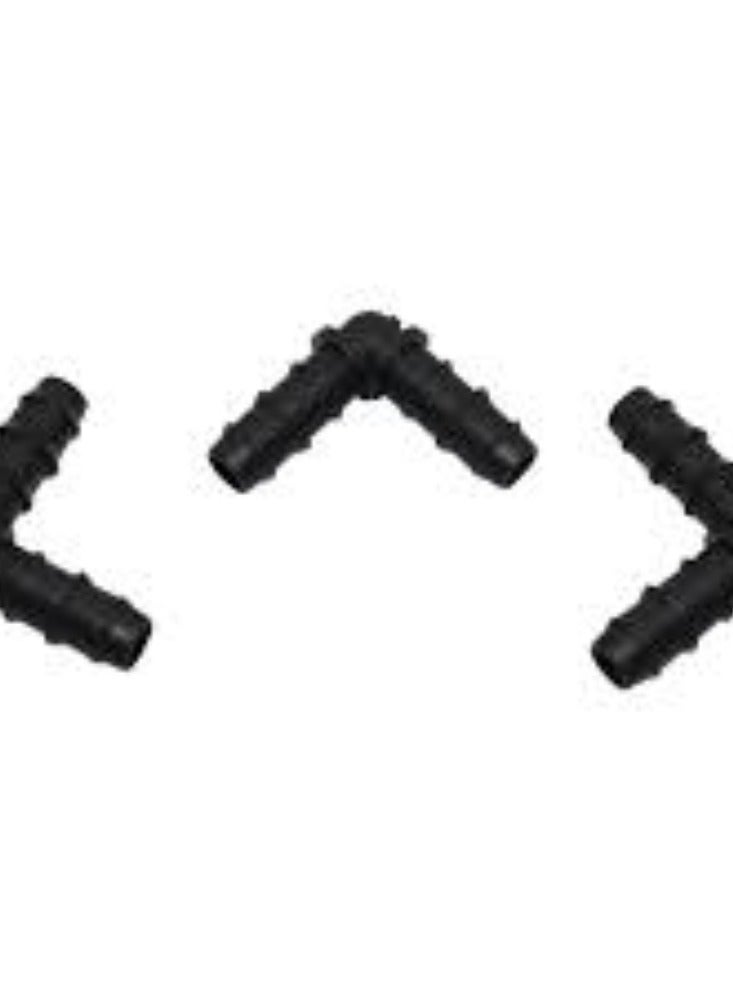 KNP KNP 1/2 Inch Barbed Insert Elbow Connectors are essential fittings designed for connecting two lengths of tubing at a 90 degree angle. - Image 2
