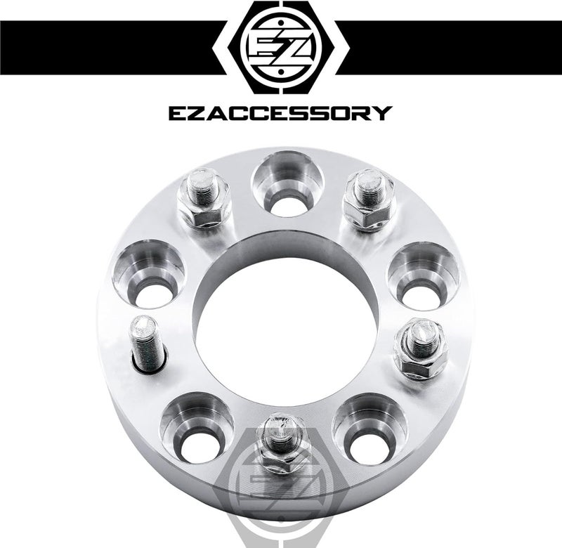 ezaccessory 2 Inch Wheel Adapters 5x4.5 to 5x4.5 (5x114.3 to 5x114.3) with 1/2" Studs - Image 4