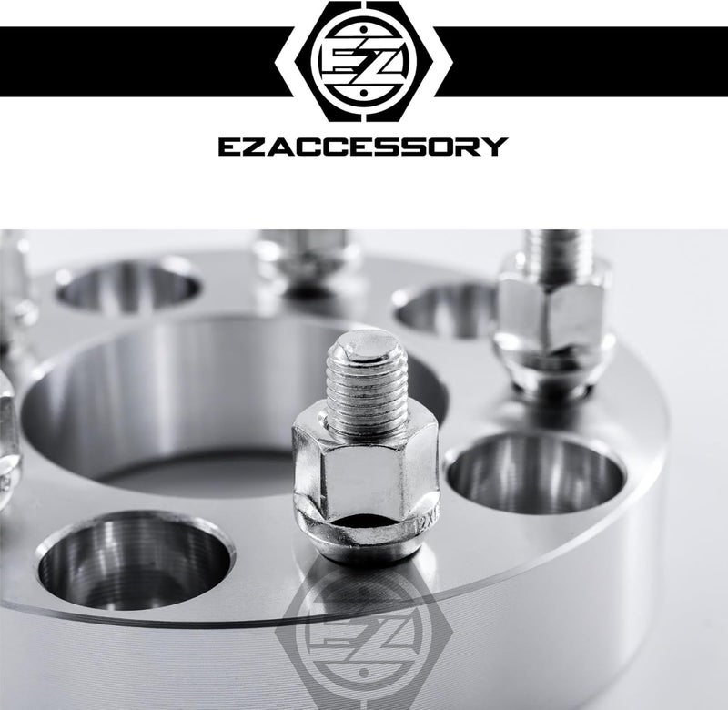 ezaccessory 2 Inch Wheel Adapters 5x4.5 to 5x4.5 (5x114.3 to 5x114.3) with 1/2" Studs - Image 5
